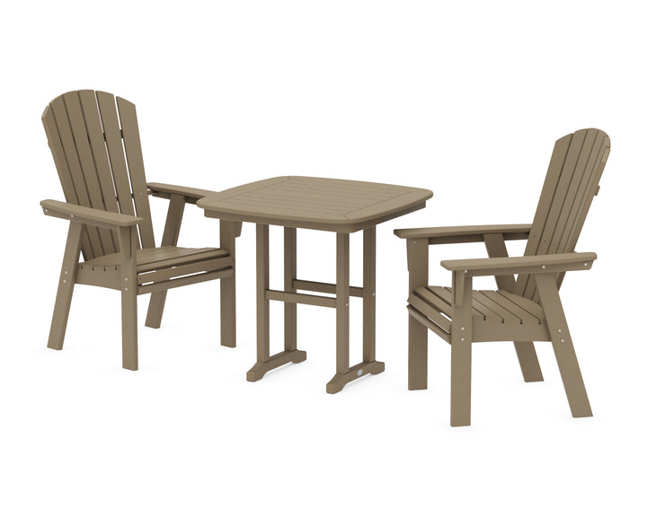 POLYWOOD® Nautical Adirondack 3-Piece Dining Set