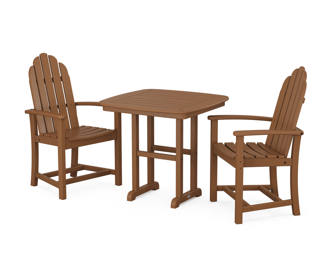 POLYWOOD® Classic Adirondack 3-Piece Dining Set