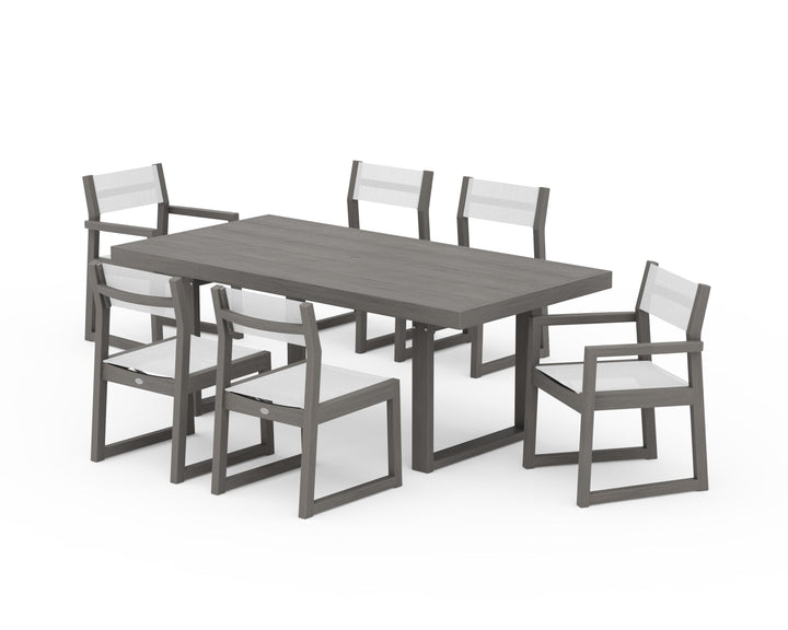 POLYWOOD® EDGE Sling 7-Piece Dining Set