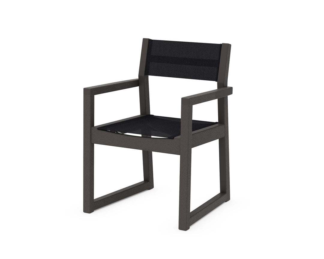POLYWOOD® EDGE Sling Dining Arm Chair