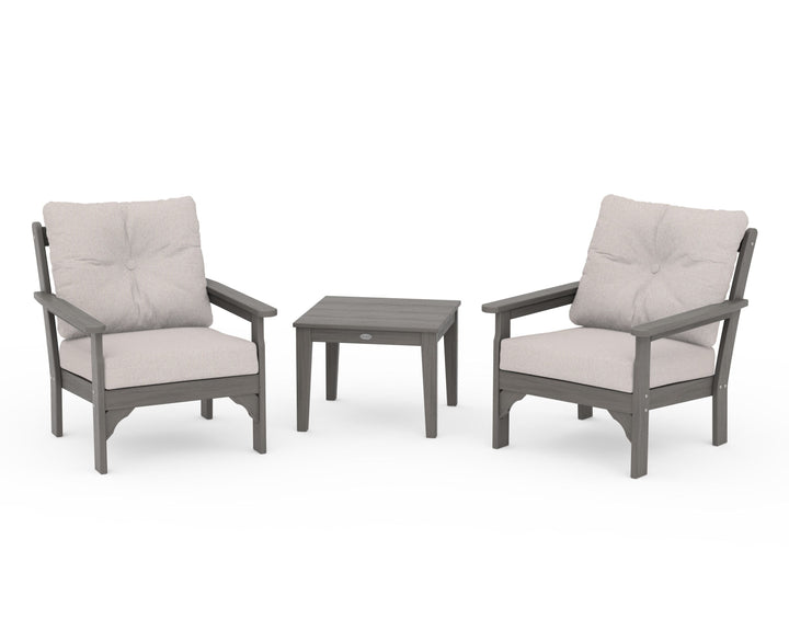 POLYWOOD® Vineyard 3-Piece Deep Seating Set