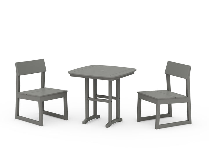 POLYWOOD® EDGE Side Chair 3-Piece Dining Set