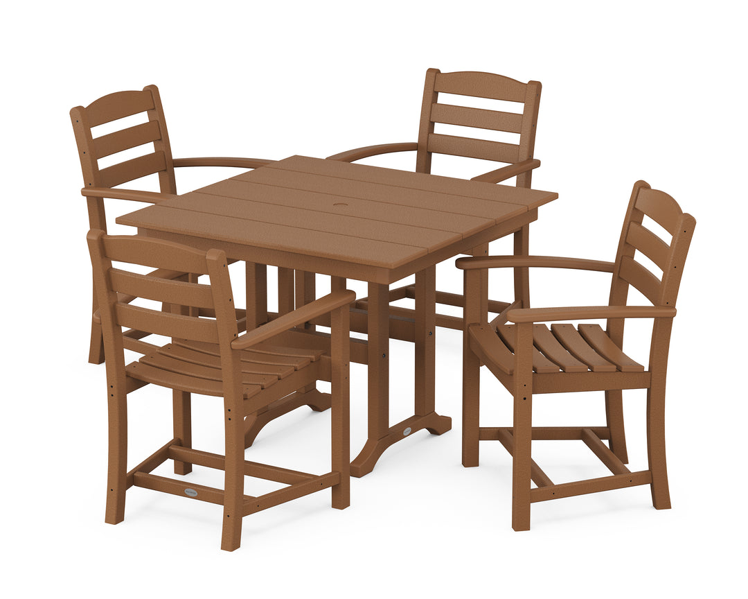 POLYWOOD® La Casa Café 5-Piece Farmhouse Dining Set