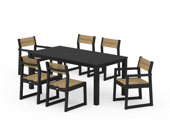 POLYWOOD® EDGE Sling 7-Piece Parsons Dining Set