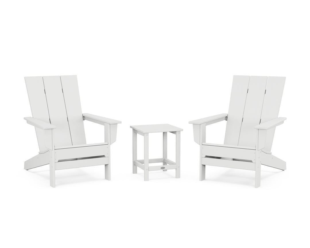 POLYWOOD® 3-Piece Modern Studio Adirondack Set