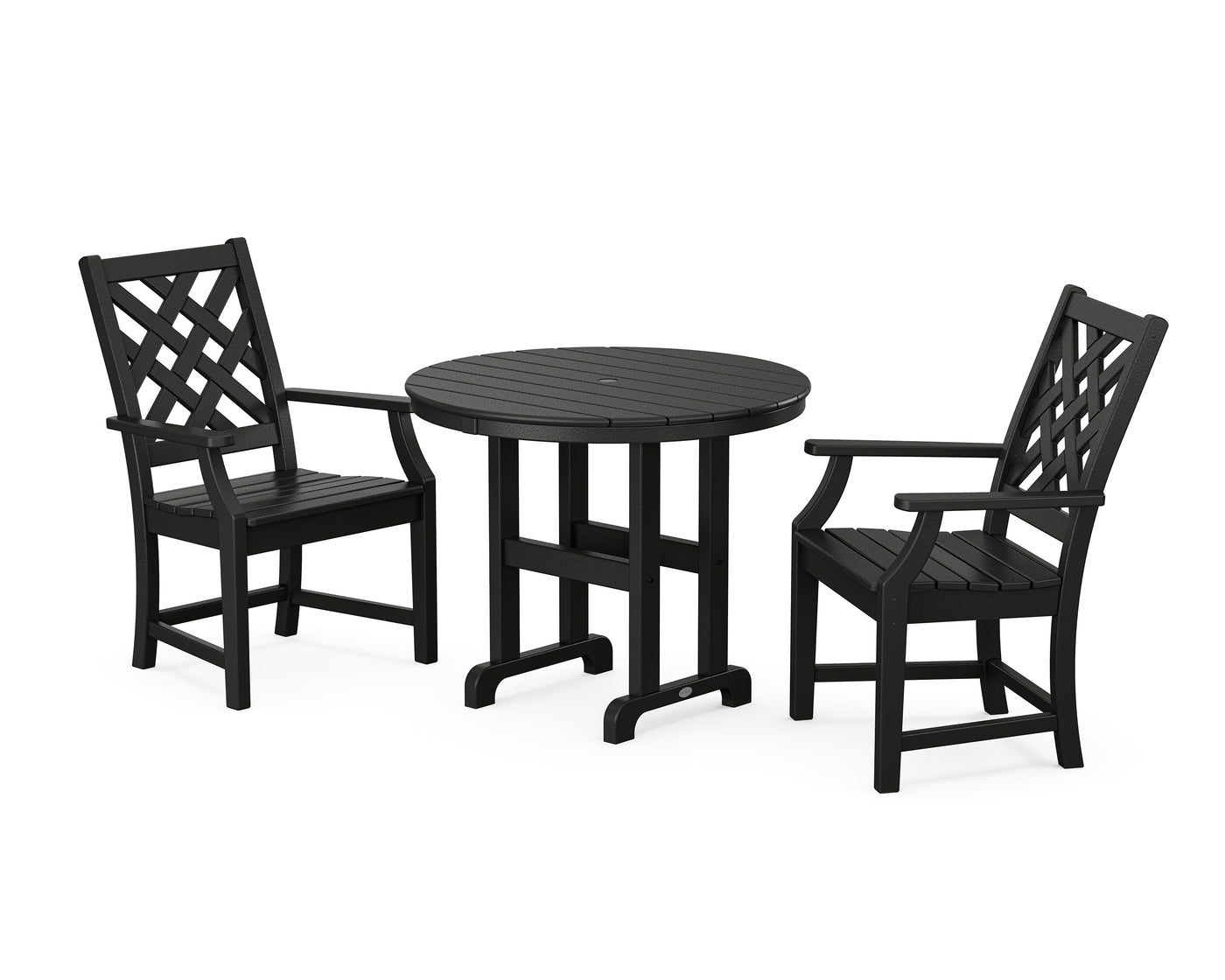 Wovendale 3-Piece Farmhouse Dining Set