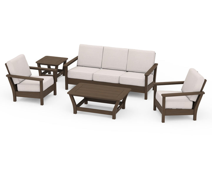 POLYWOOD® Harbour 5-Piece Deep Seating Set
