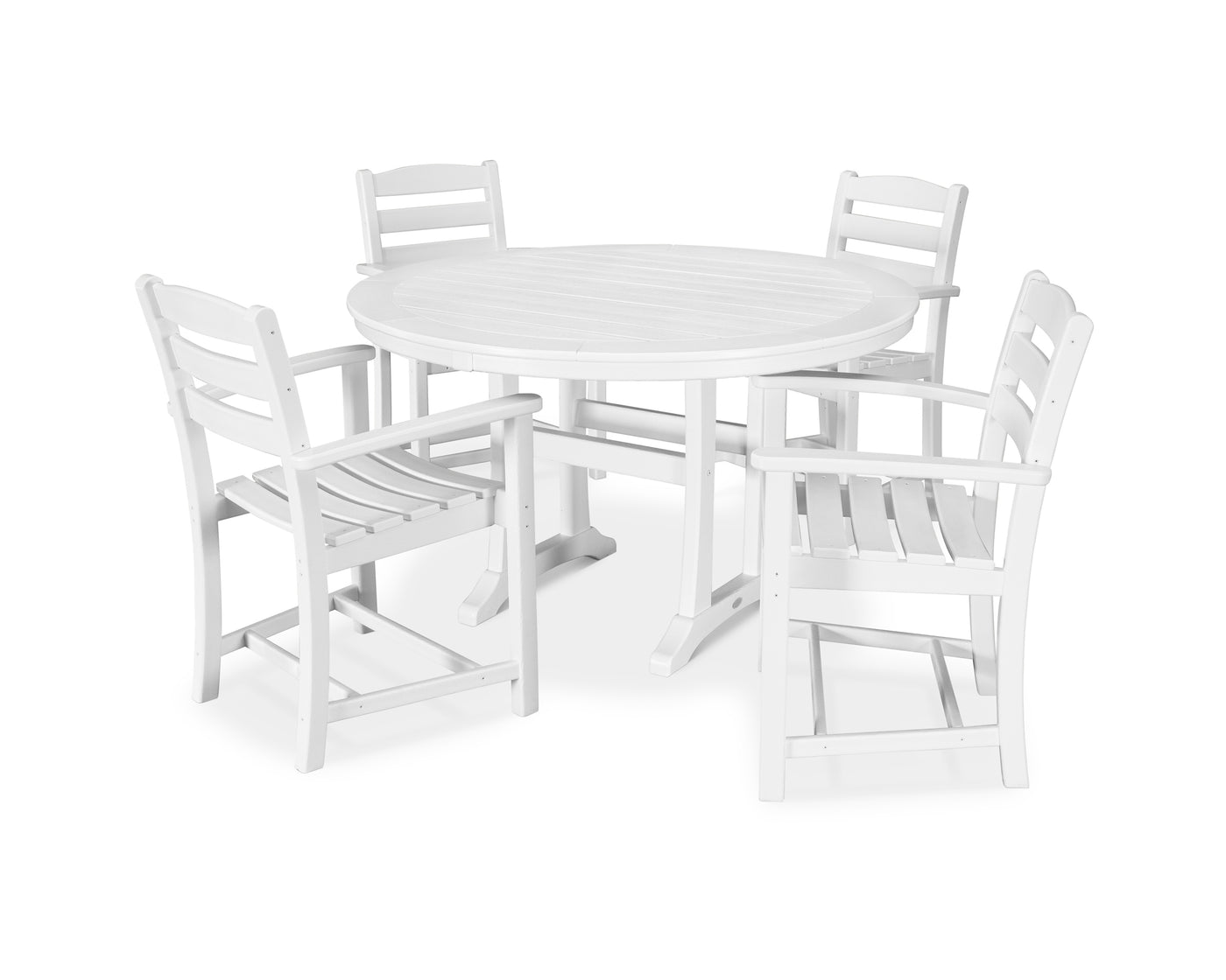 La Casa CafŽ 5-Piece Arm Chair Dining Set