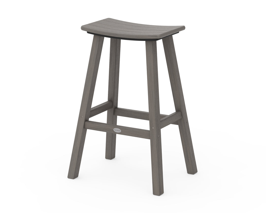 POLYWOOD® Traditional 30" Saddle Bar Stool