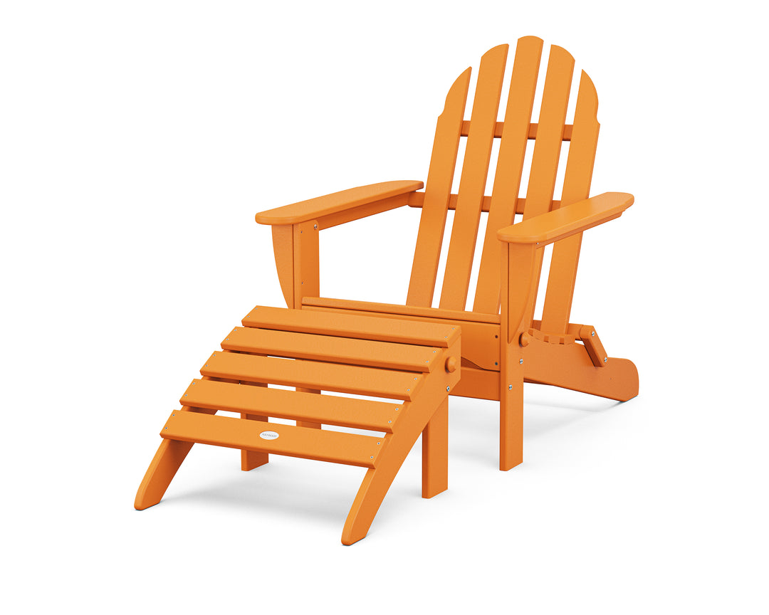POLYWOOD® Classic Adirondack 2-Piece Set