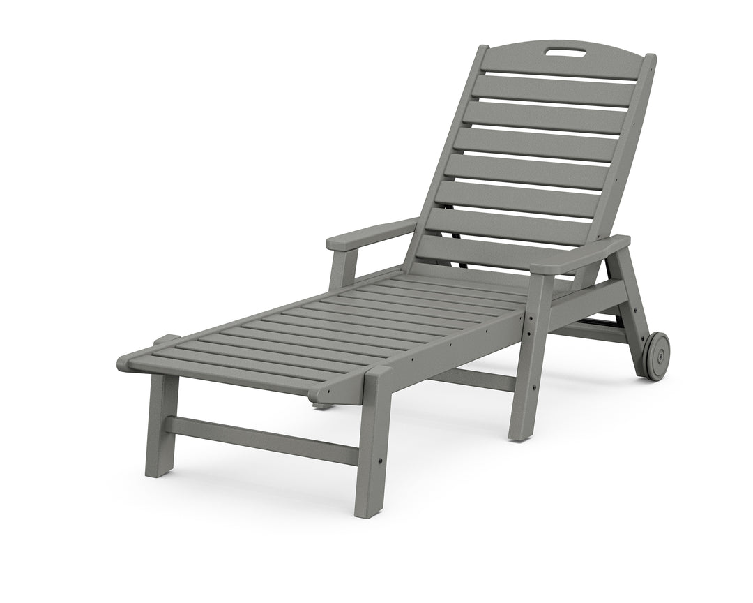 POLYWOOD® Nautical Chaise with Arms & Wheels