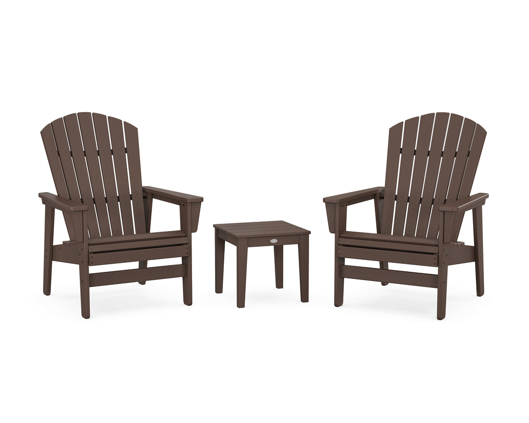 POLYWOOD® 3-Piece Nautical Grand Upright Adirondack Set