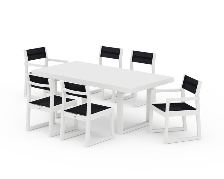 POLYWOOD® EDGE Sling 7-Piece Dining Set