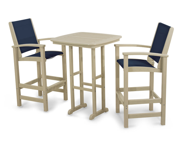 POLYWOOD® Coastal 3-Piece Bar Set