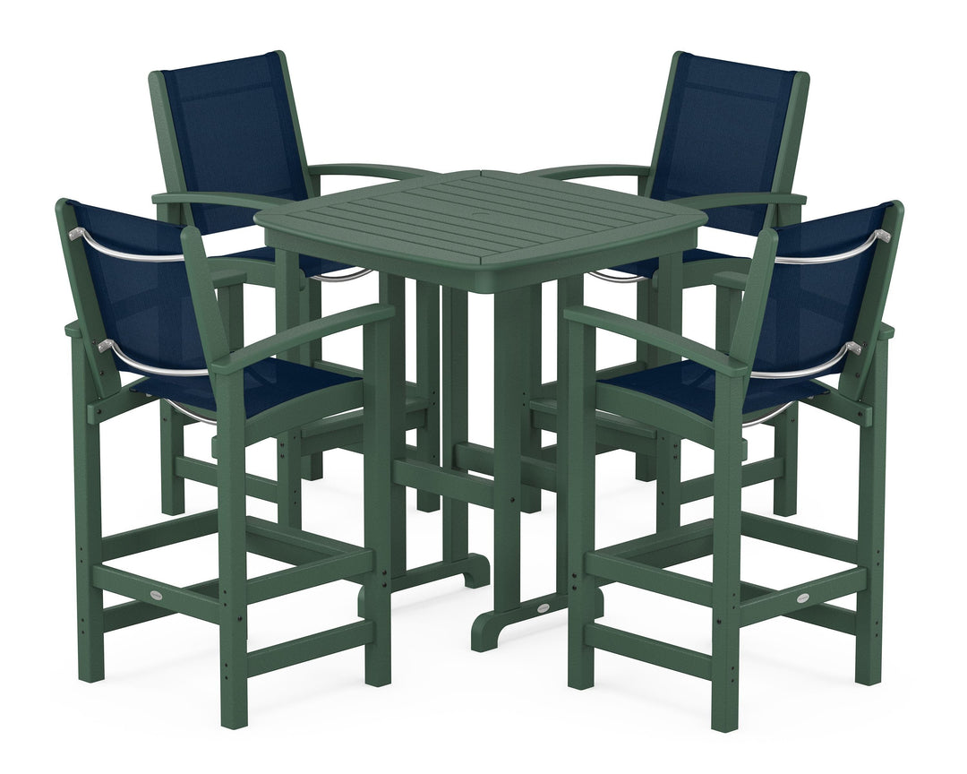 POLYWOOD® Coastal 5-Piece Bar Set