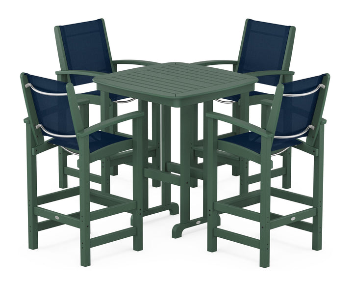 POLYWOOD® Coastal 5-Piece Bar Set