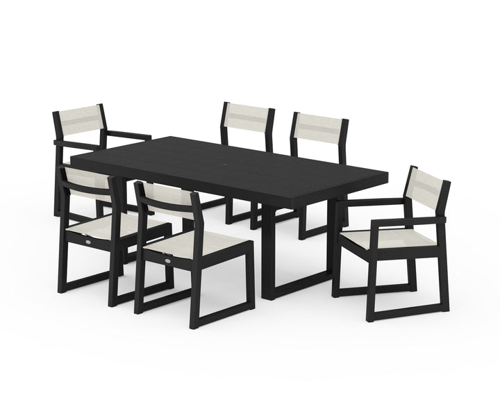 POLYWOOD® EDGE Sling 7-Piece Dining Set