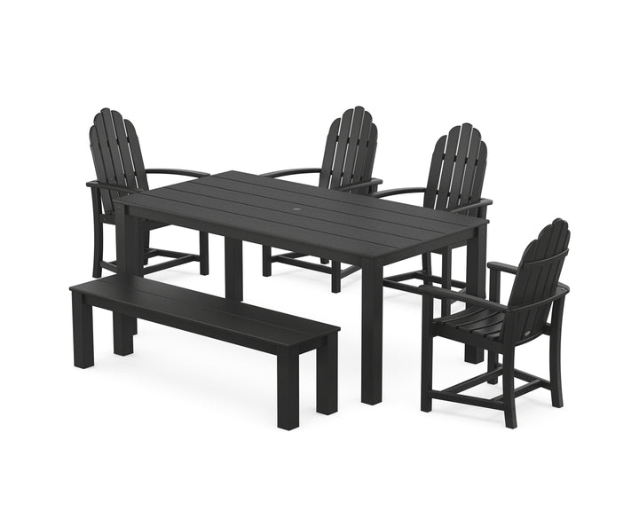 POLYWOOD® Classic Adirondack 6-Piece Parsons Dining Set with Bench