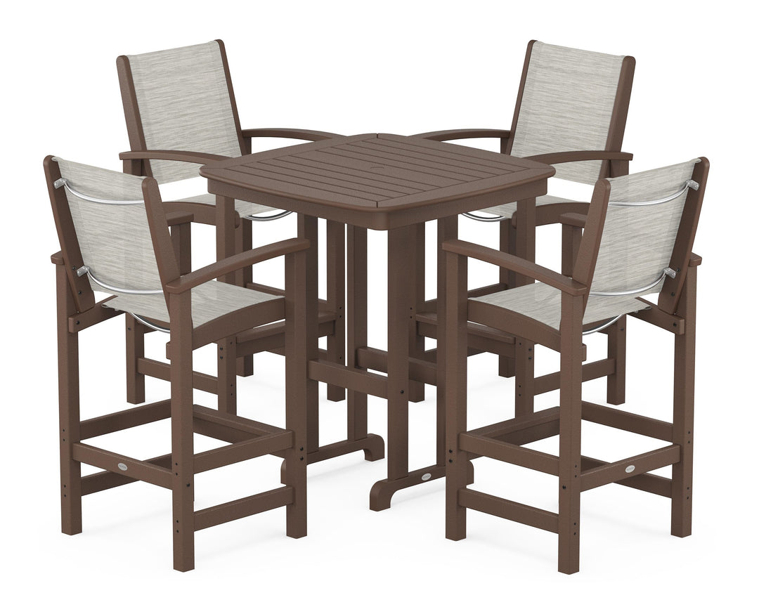 POLYWOOD® Coastal 5-Piece Bar Set