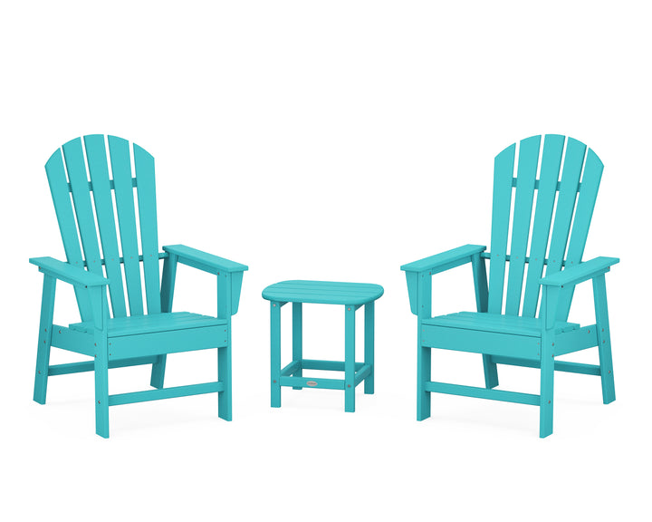 POLYWOOD® South Beach Casual Chair 3-Piece Set with 18" South Beach Side Table