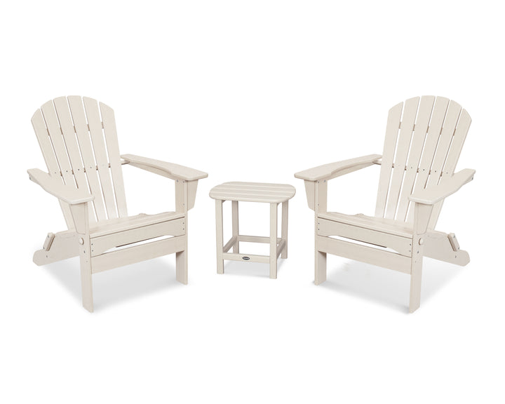 POLYWOOD® South Beach 3-Piece Folding Adirondack Set