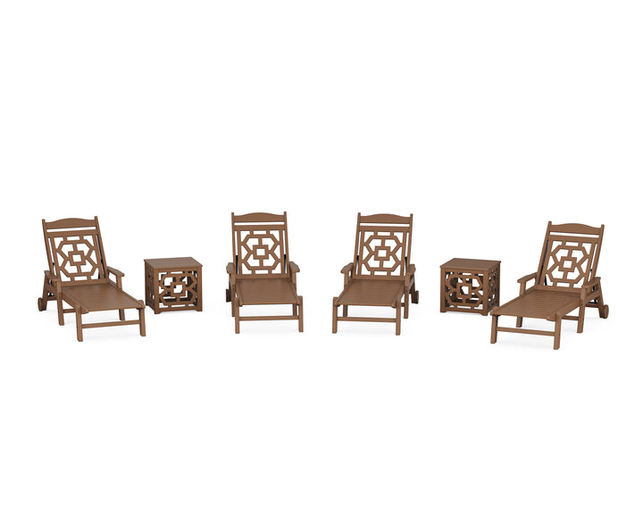 Martha Stewart by POLYWOOD® Chinoiserie 6-Piece Chaise Set