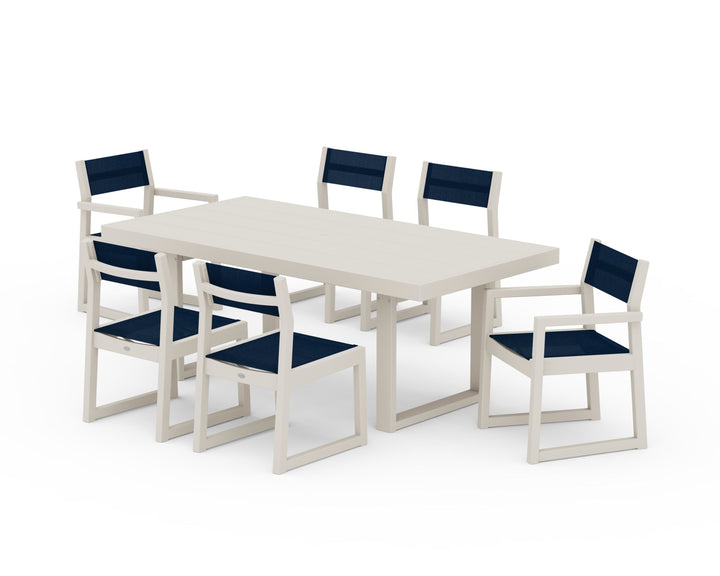 POLYWOOD® EDGE Sling 7-Piece Dining Set