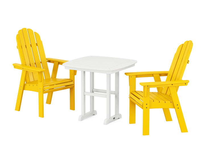POLYWOOD® Vineyard Adirondack 3-Piece Dining Set