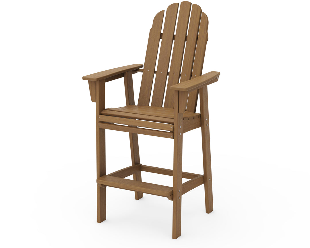 POLYWOOD® Vineyard Curveback Adirondack Bar Chair