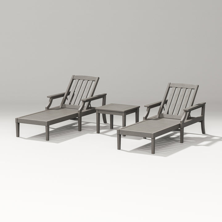 PW Designer Series Estate 3-Piece Chaise Lounge Set