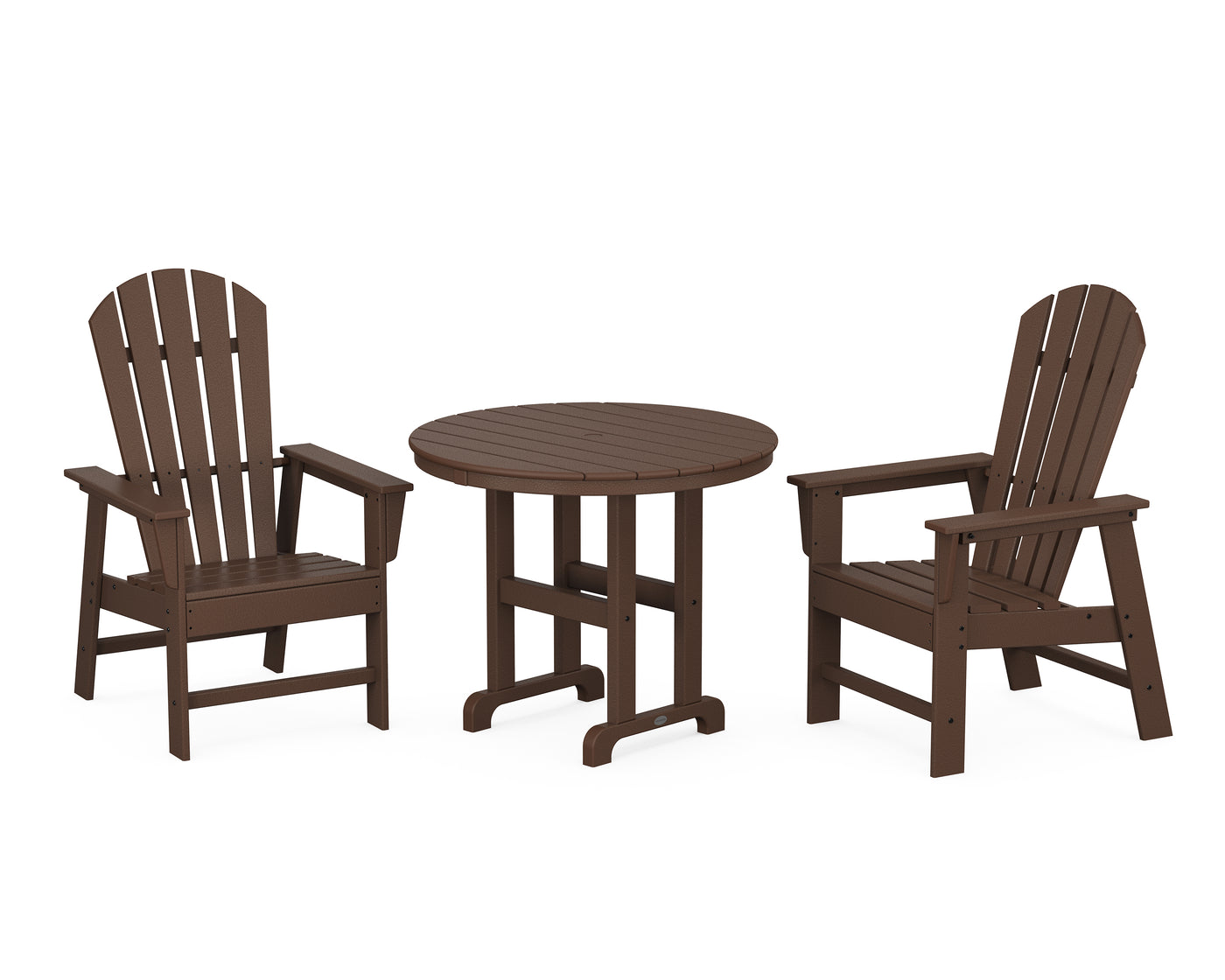 South Beach 3-Piece Round Farmhouse Dining Set