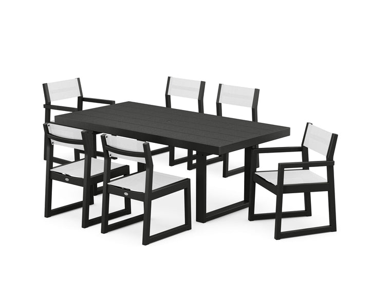 POLYWOOD® EDGE Sling 7-Piece Dining Set