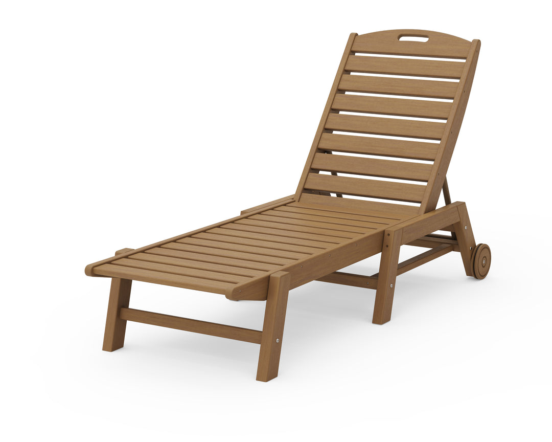POLYWOOD® Nautical Chaise with Wheels