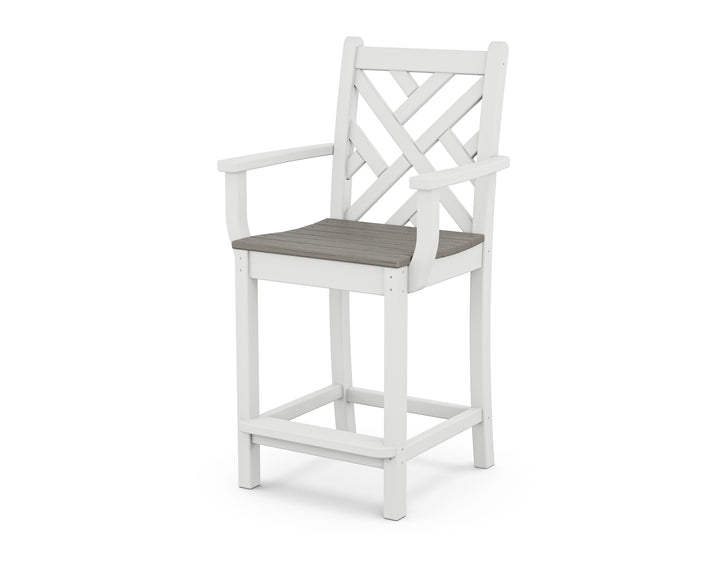 POLYWOOD® Chippendale Counter Arm Chair