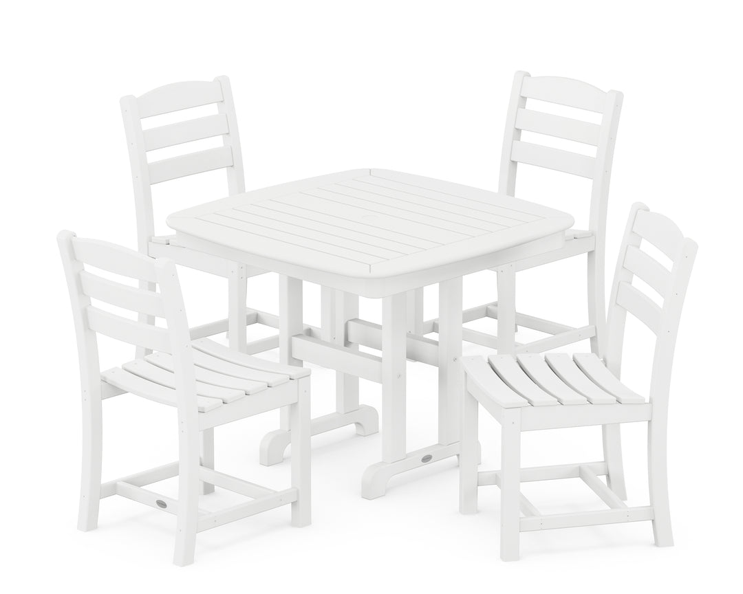 POLYWOOD® La Casa Café 5-Piece Side Chair Dining Set