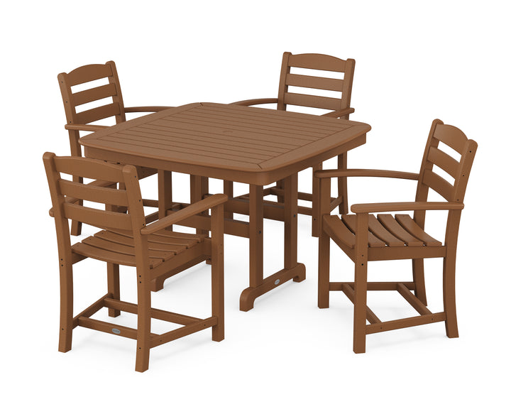 POLYWOOD® La Casa Café 5-Piece Dining Set with Trestle Legs