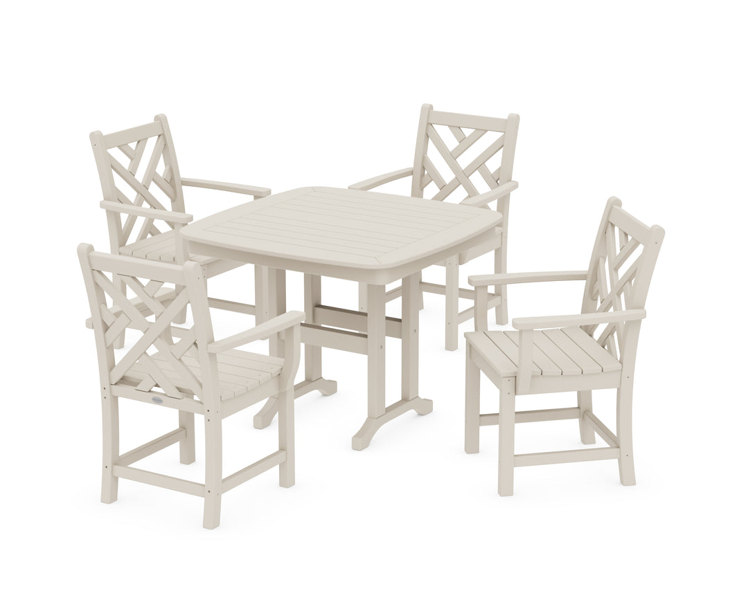 POLYWOOD® Chippendale 5-Piece Dining Set