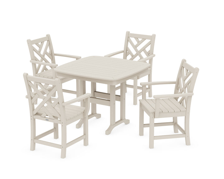 POLYWOOD® Chippendale 5-Piece Dining Set