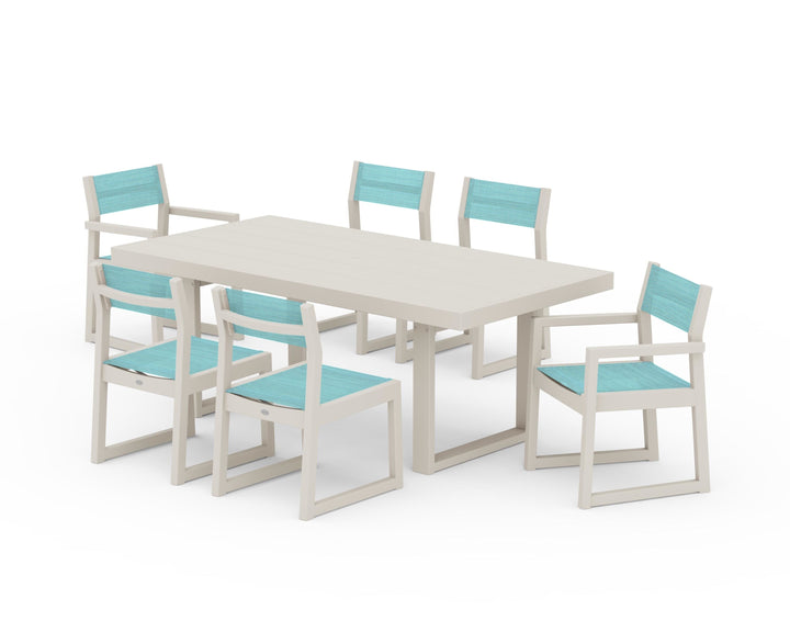 POLYWOOD® EDGE Sling 7-Piece Dining Set