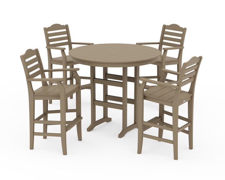 Draper James™ by  POLYWOOD® Savannah 5-Piece Round Farmhouse Bar Set