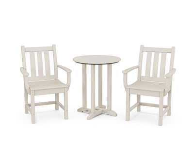 Traditional Garden 3-Piece Round Bistro Dining Set