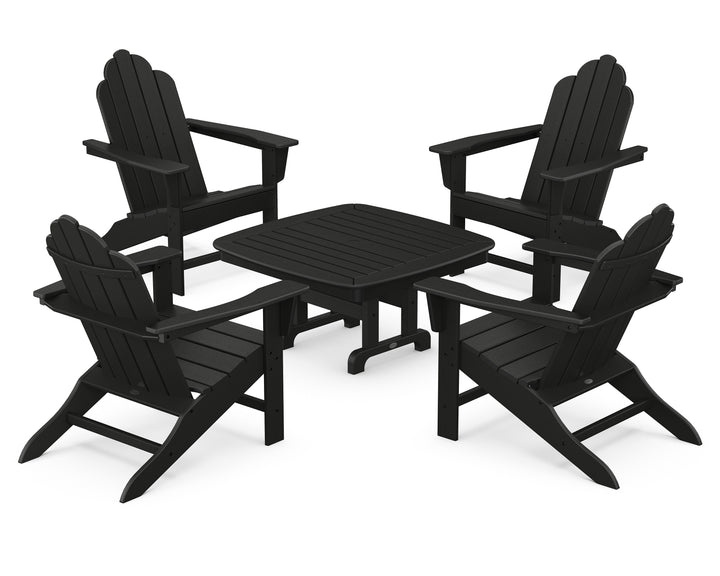 POLYWOOD® Long Island Adirondack 5-Piece Conversation Group