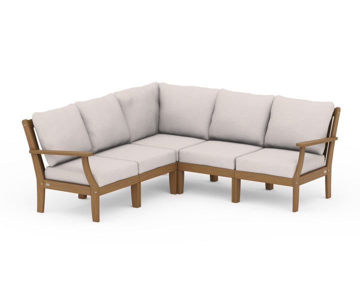 POLYWOOD® Braxton Modular 5-Piece Deep Seating Set