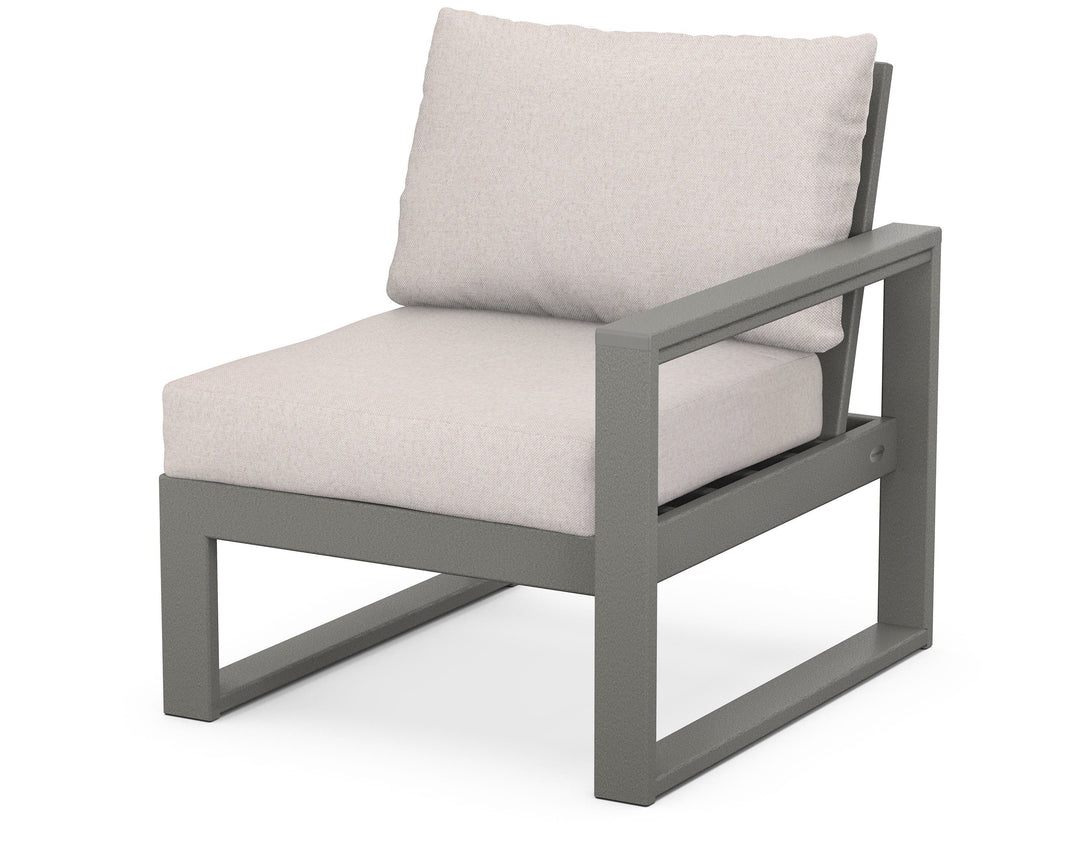 POLYWOOD® EDGE Modular Right Arm Chair