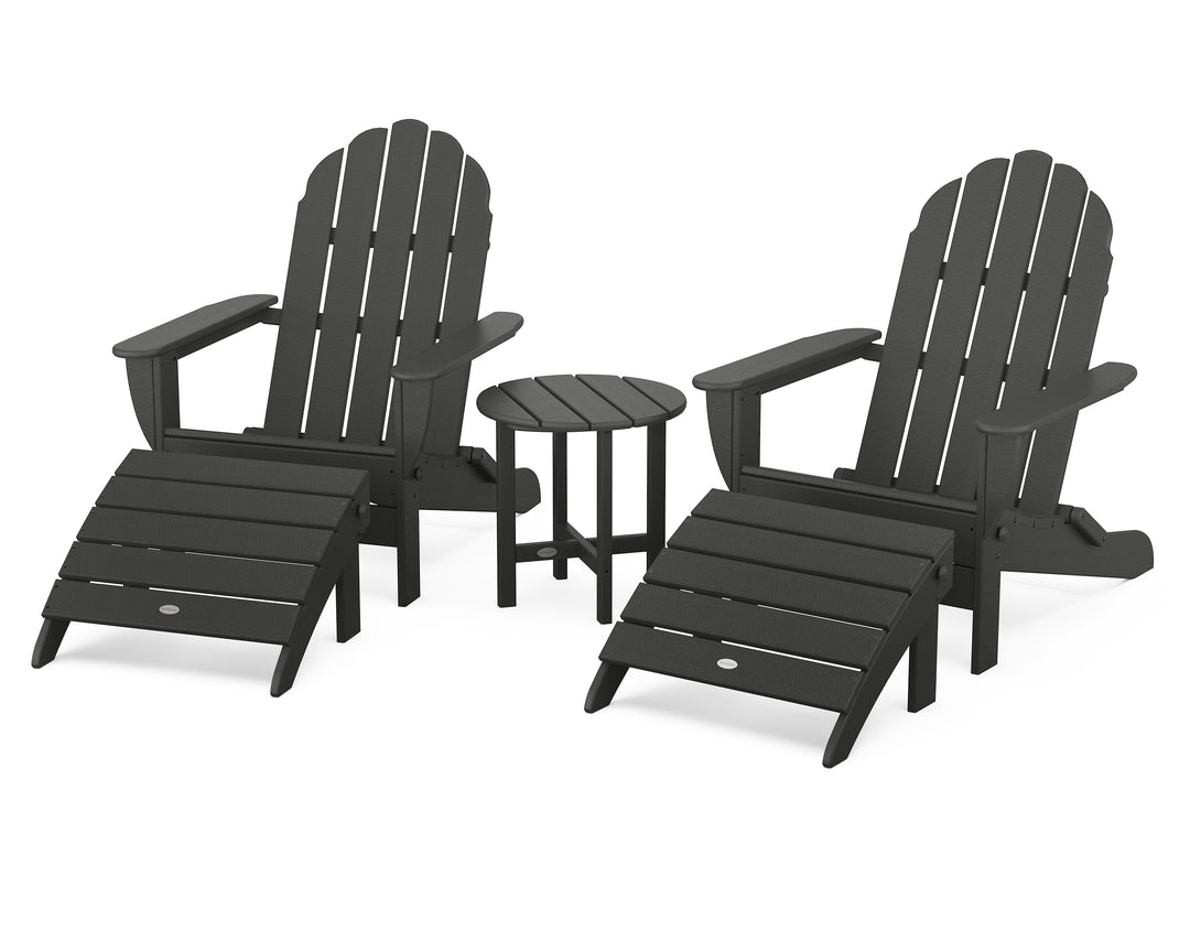 POLYWOOD® Classic Oversized Adirondack 5-Piece Casual Set