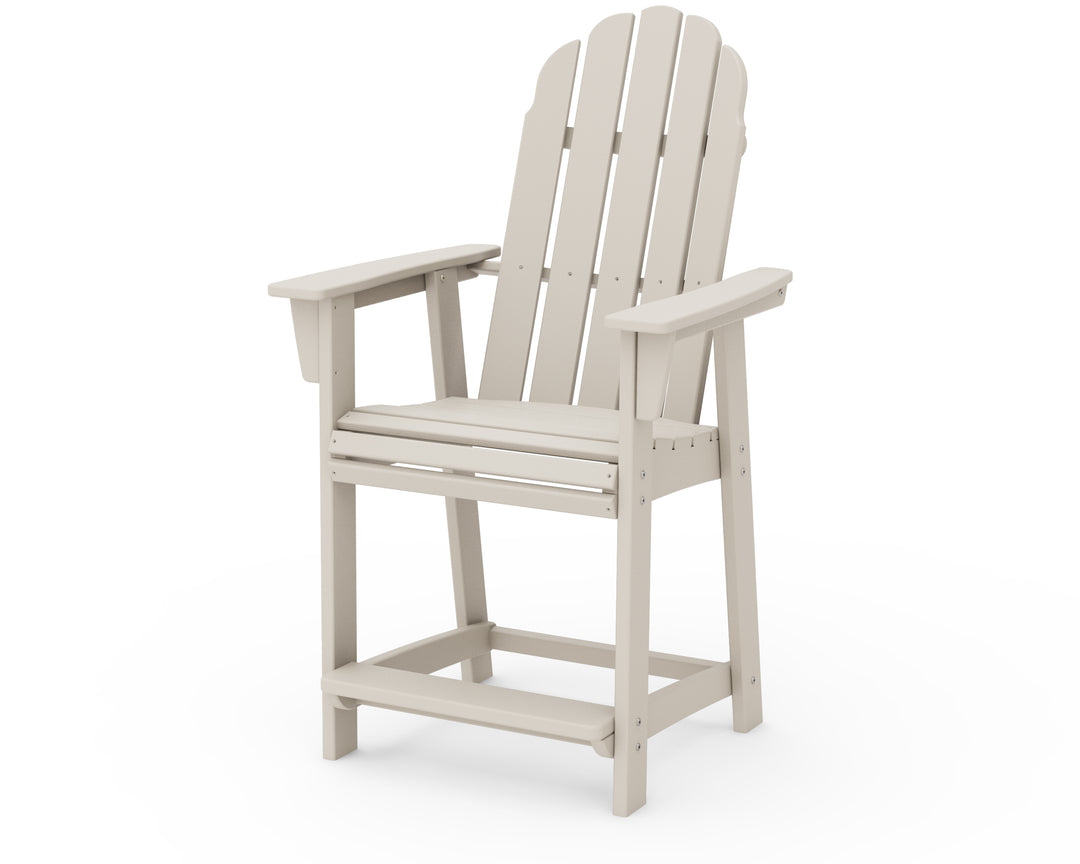 POLYWOOD® Vineyard Curveback Adirondack Counter Chair