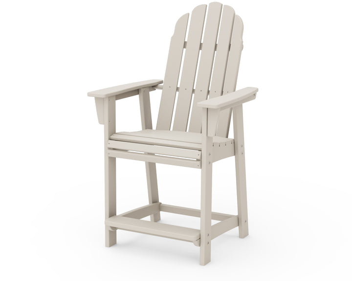 POLYWOOD® Vineyard Curveback Adirondack Counter Chair