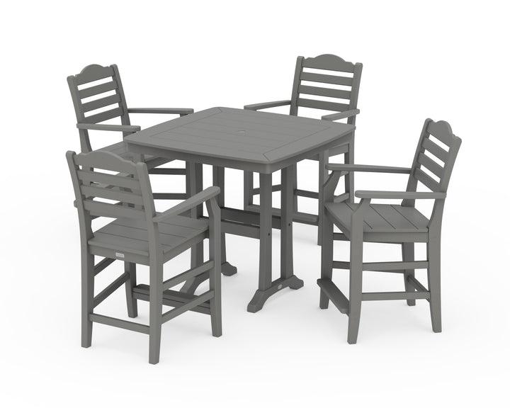 Draper James™ by  POLYWOOD® Savannah 5-Piece Counter Set with Trestle Legs