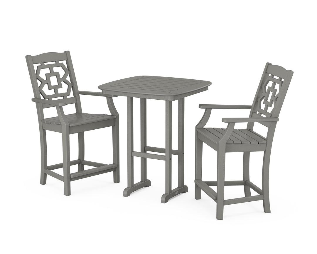 Martha Stewart by POLYWOOD® Chinoiserie 3-Piece Counter Set