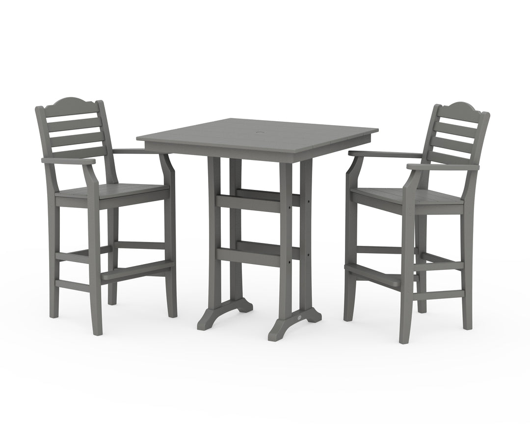 Draper James™ by  POLYWOOD® Savannah 3-Piece Farmhouse Bar Set with Trestle Legs